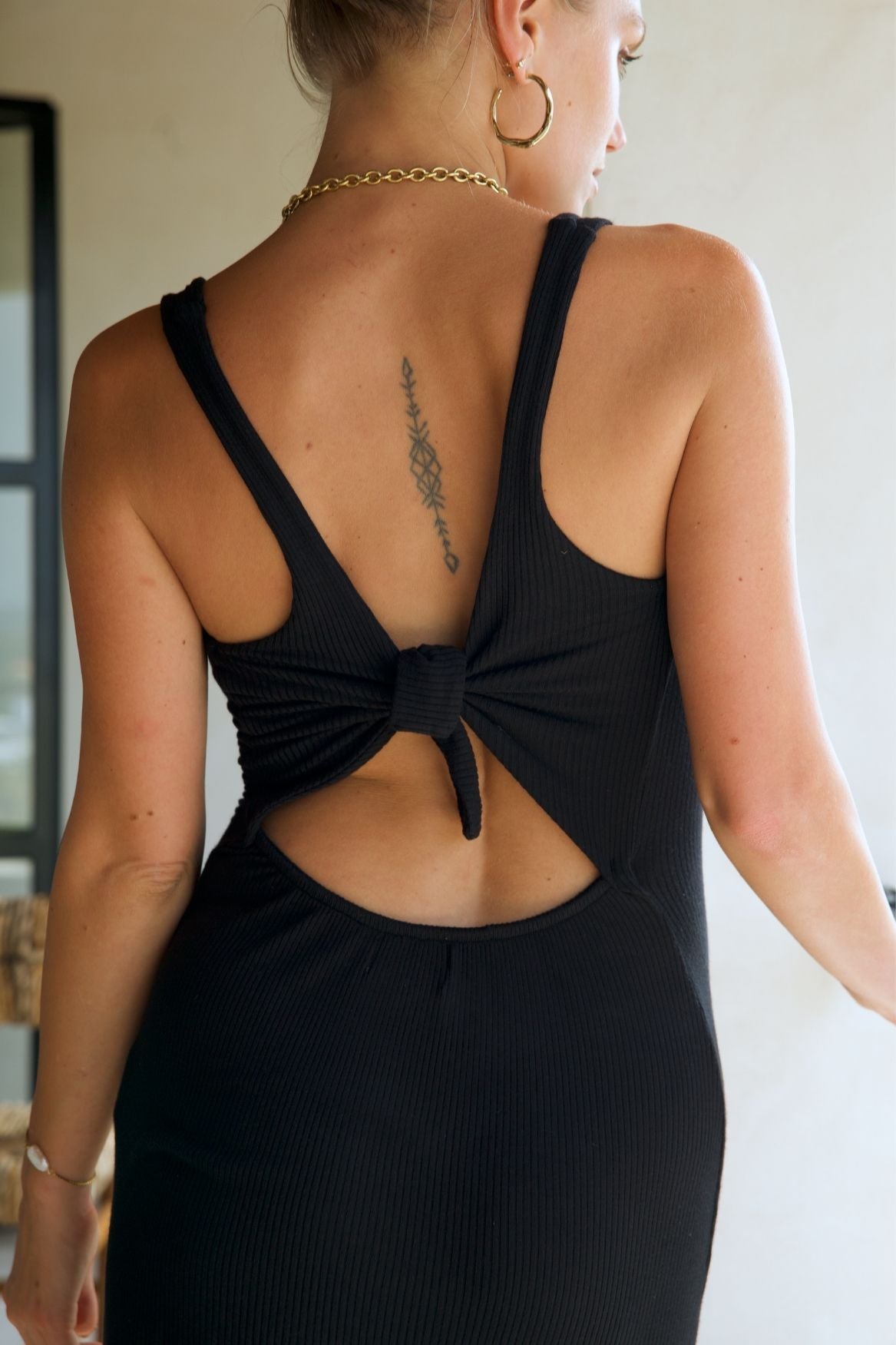 Midi Dress Francesca Modal - Black