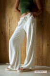 Linen Pant Selma - Ecru - Narah Soleigh | Luxe Line