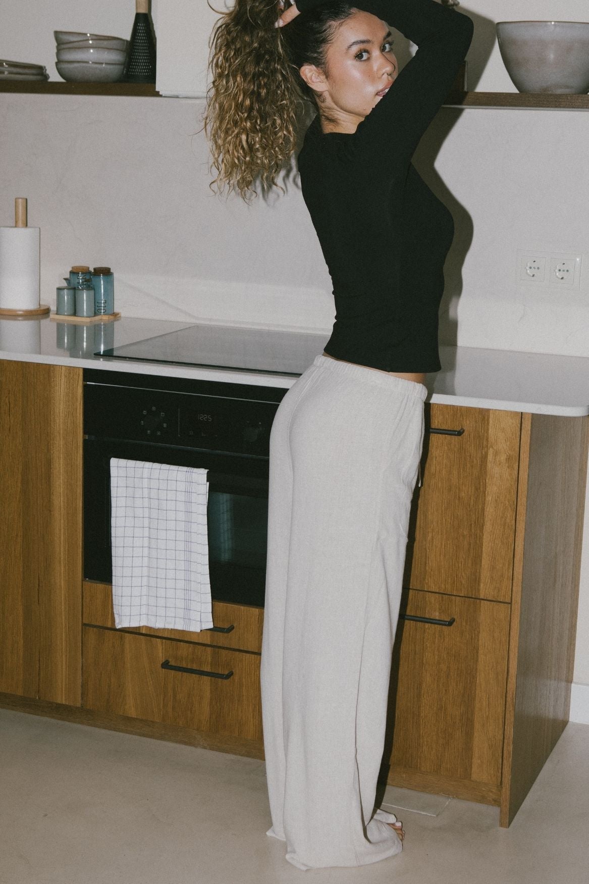 Linen Pant Selma - Ecru - Narah Soleigh | Luxe Line