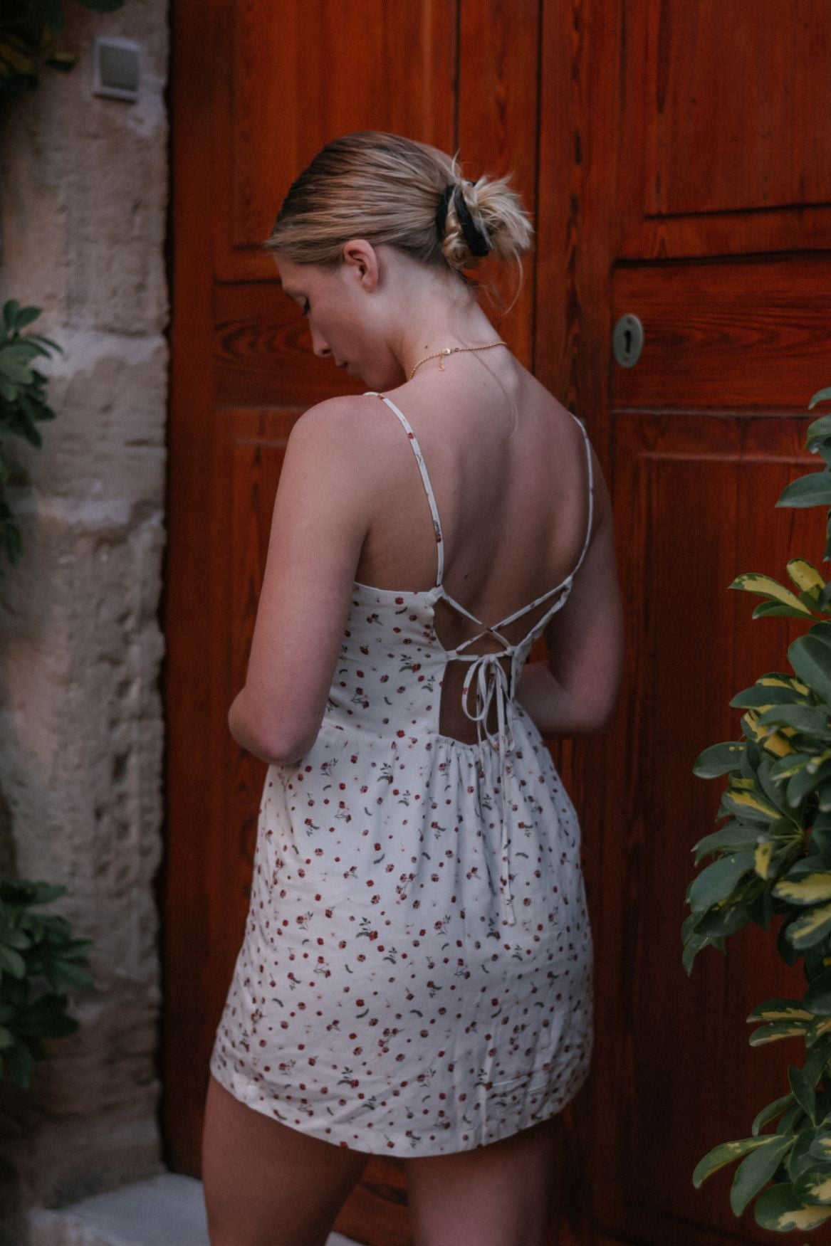 Mini Dress Zoe Ecovero - Floral Garden Print - Narah Soleigh