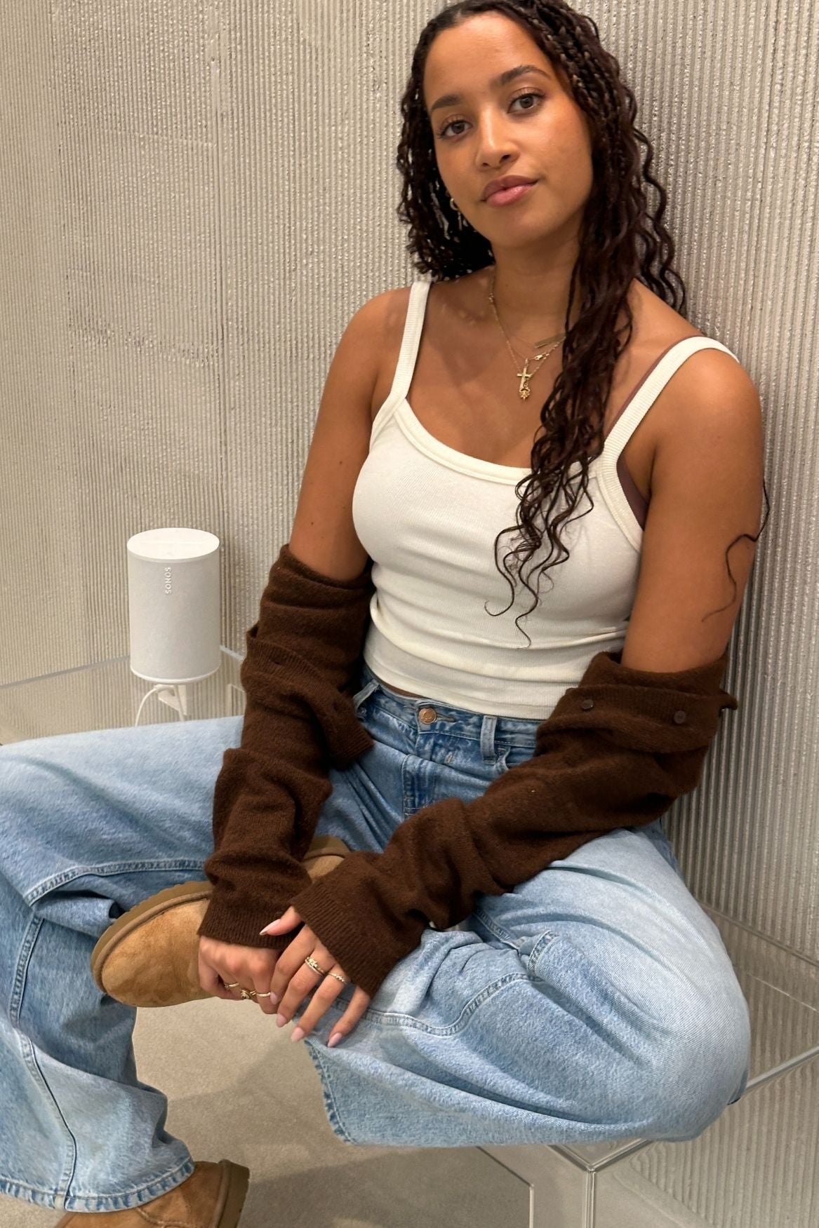 Tank Top Isla Organic Cotton - Off - White - Narah Soleigh