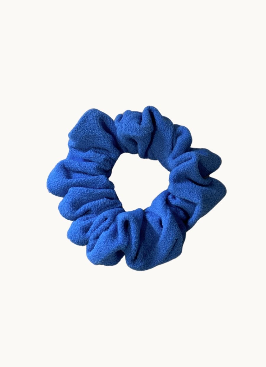 Scrunchie - Azure Blue Terry - Narah Soleigh