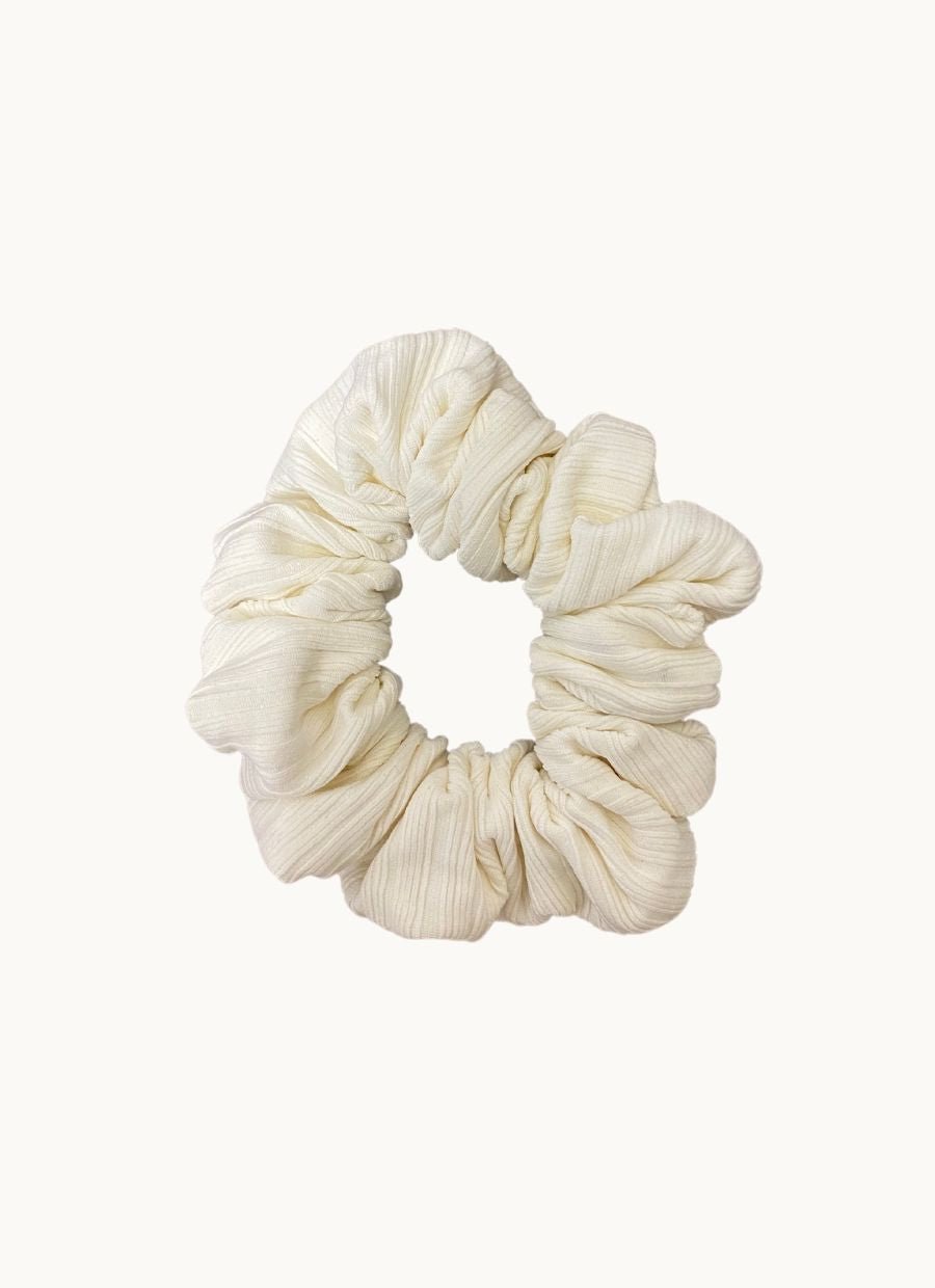 Scrunchie - Off-White Structured - Narah Soleigh | Luxe Line