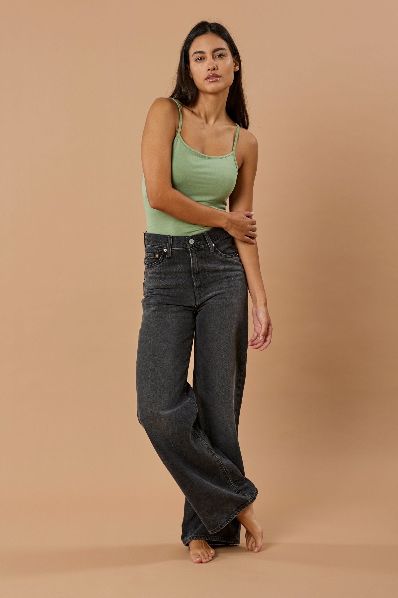 LENZING™ Micro Modal Cami Top – Mint Green | Narah Soleigh