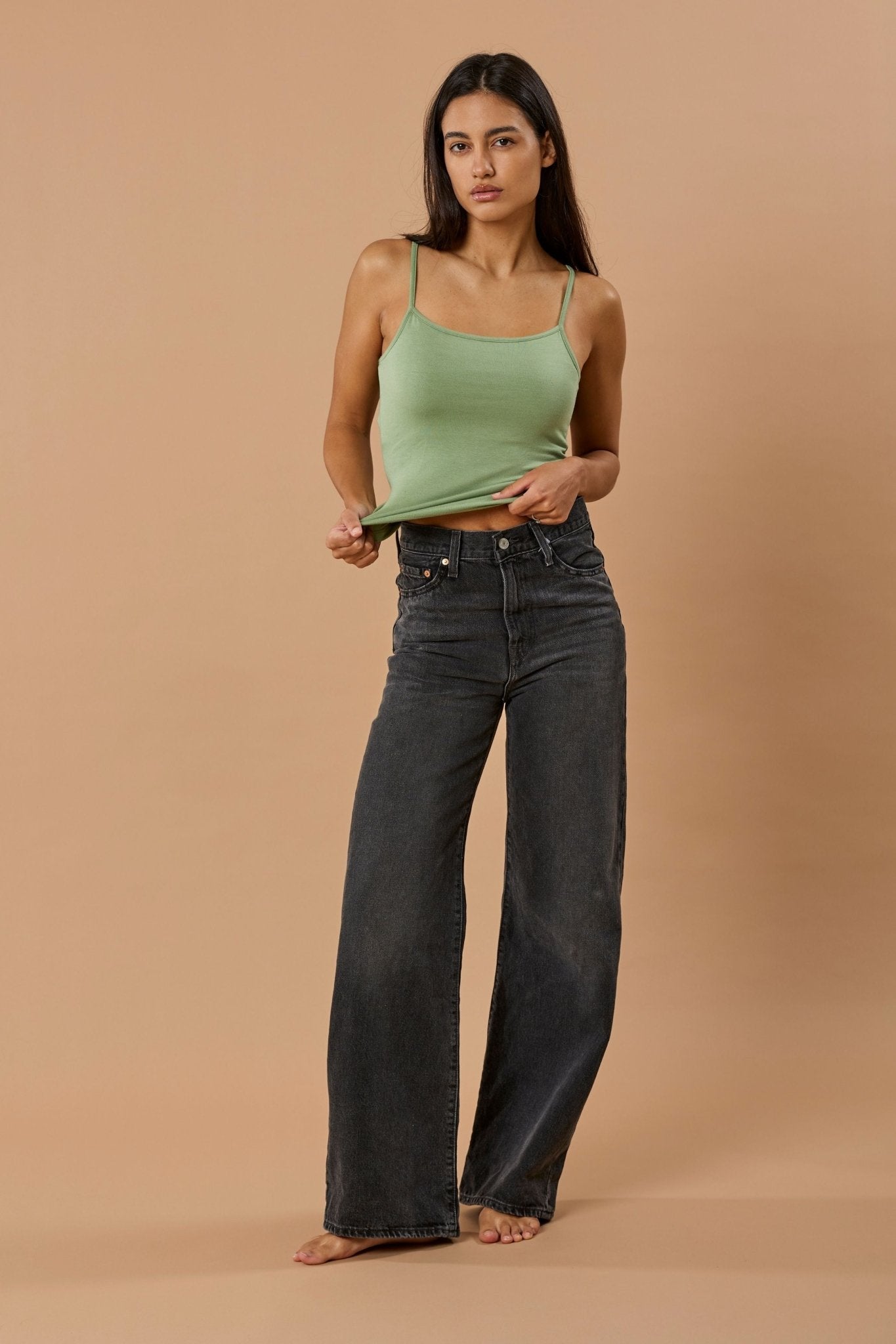 Cami Top Micro Modal - Mint Green - Narah Soleigh