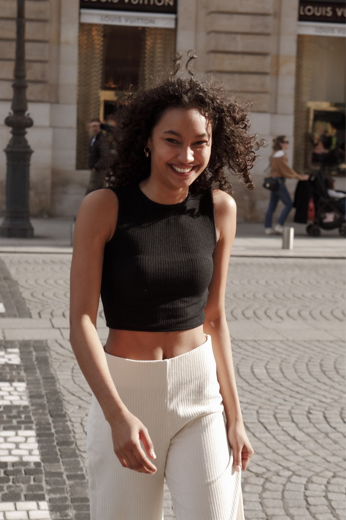 Crop Top Claire Modal - Black - Narah Soleigh