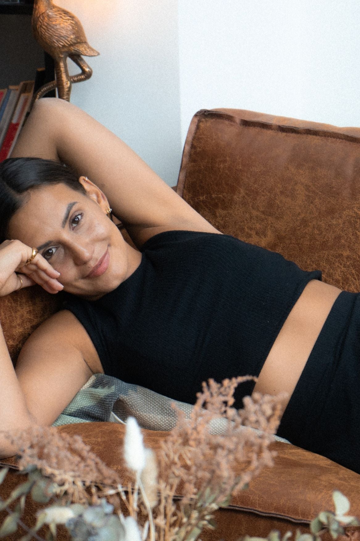 Crop Top Claire Modal - Black - Narah Soleigh | Luxe Line