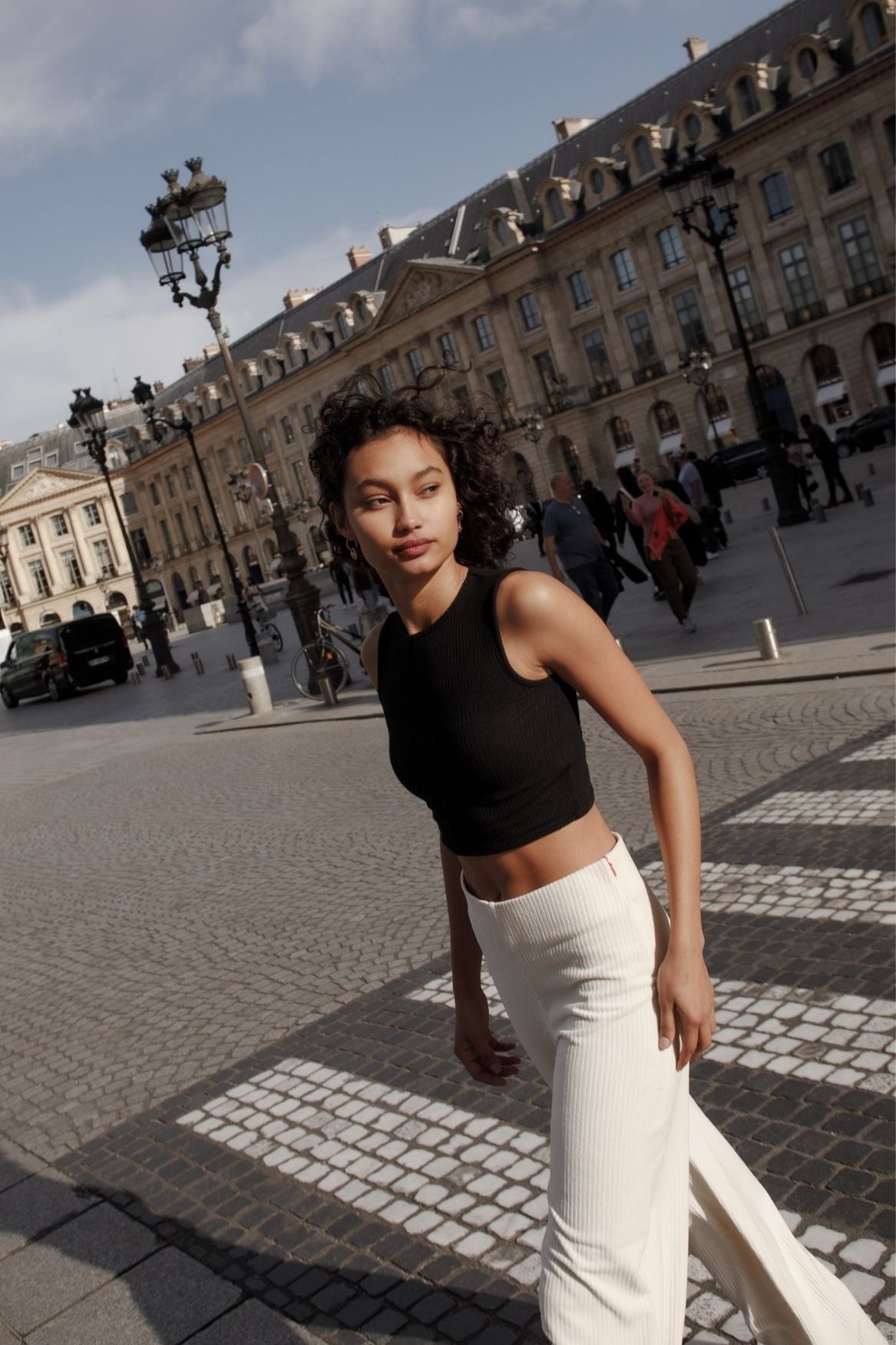 Crop Top Claire Modal - Black - Narah Soleigh