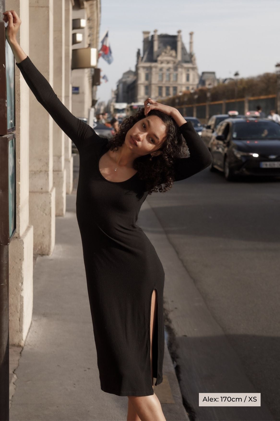 Dress Camilla Modal - Black - Narah Soleigh | Luxe Line