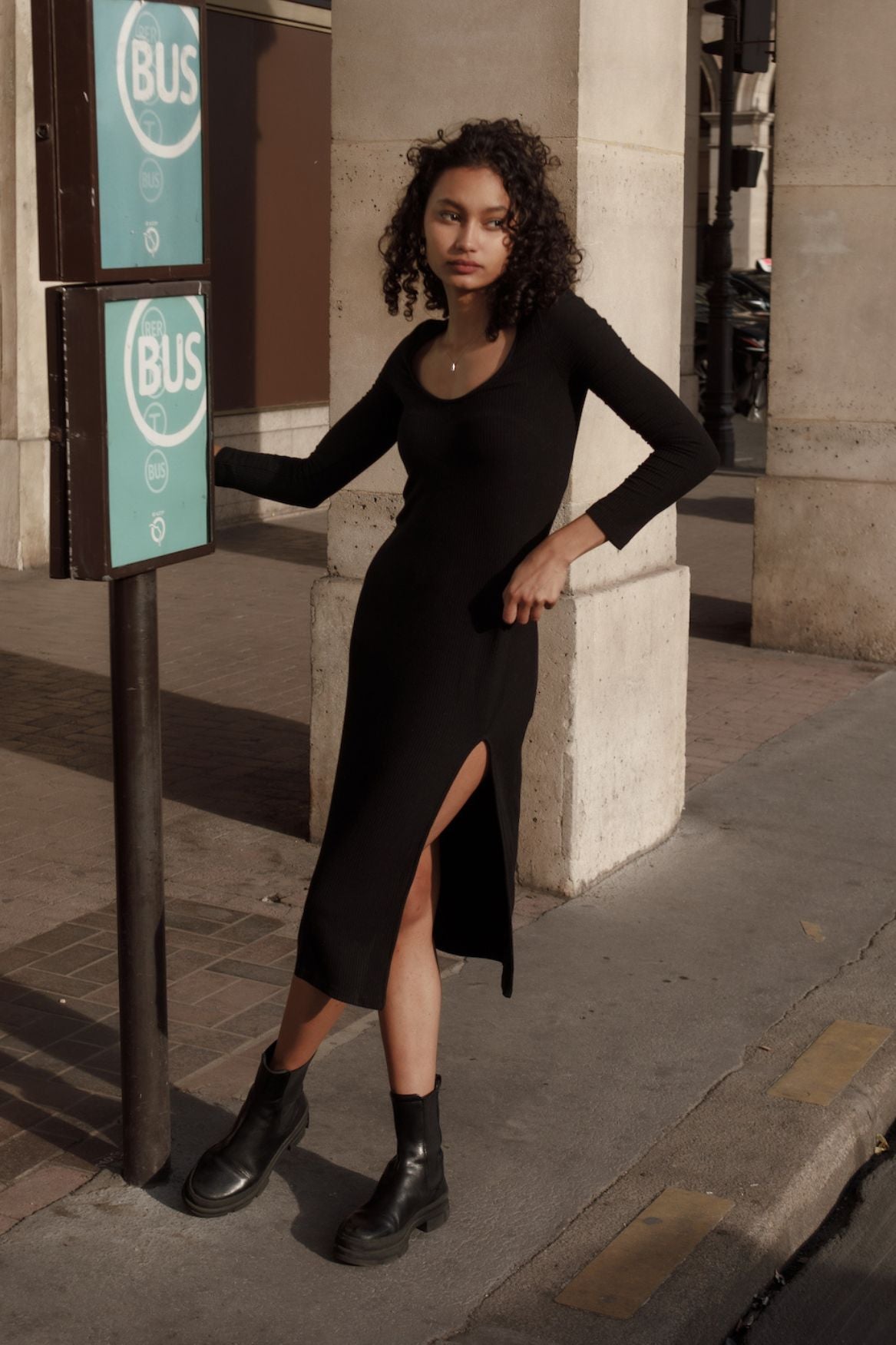 Dress Camilla Modal - Black - Narah Soleigh | Luxe Line