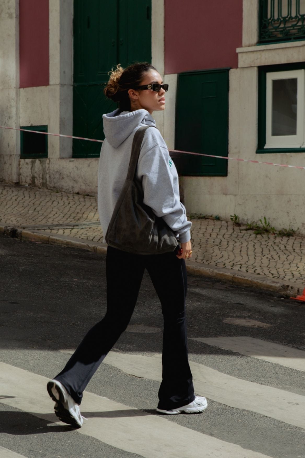 High-Waisted Flare Leggings Luna - Black - Narah Soleigh