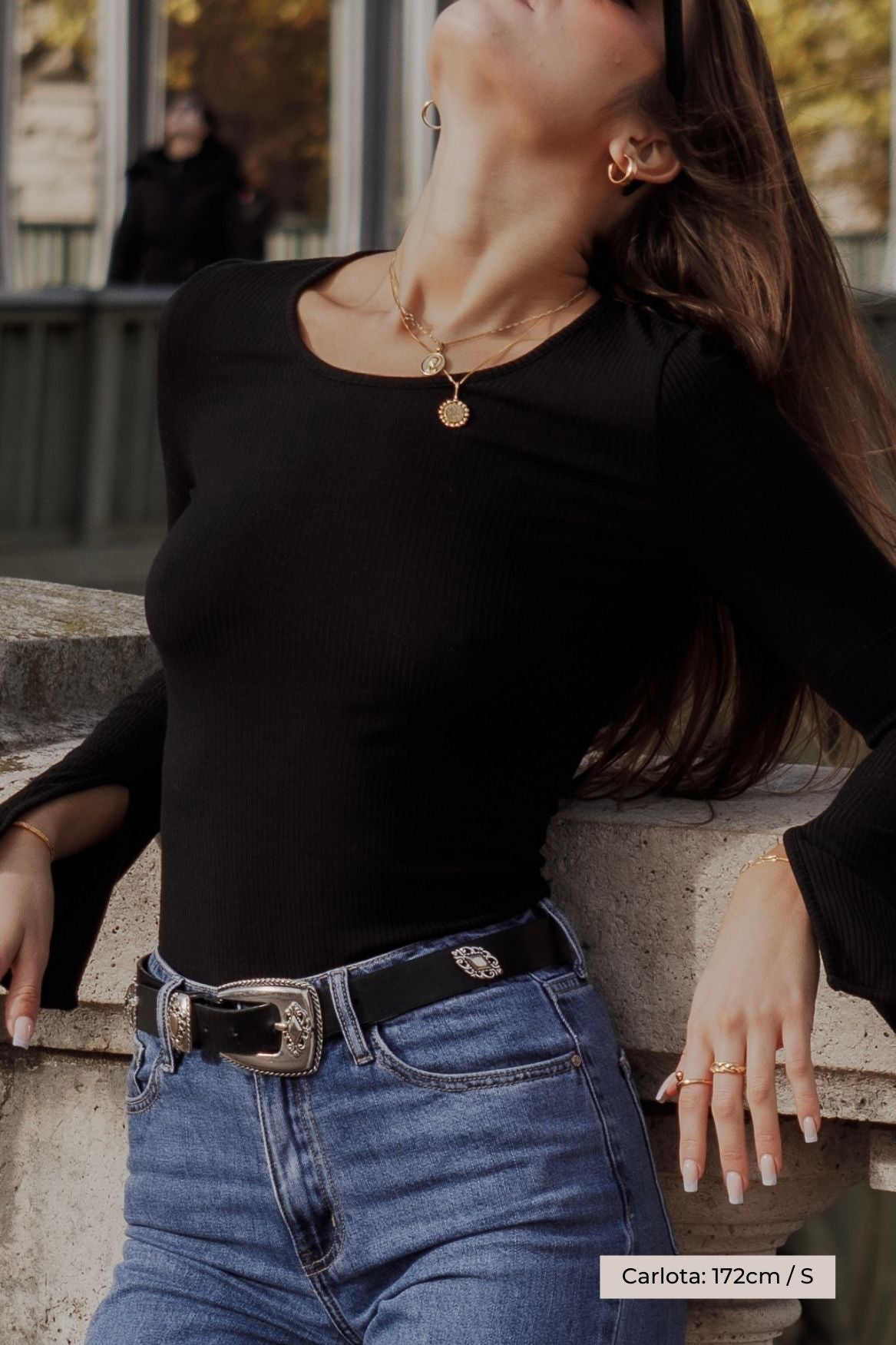 Longsleeve Olivia Modal - Black - Narah Soleigh | Luxe Line