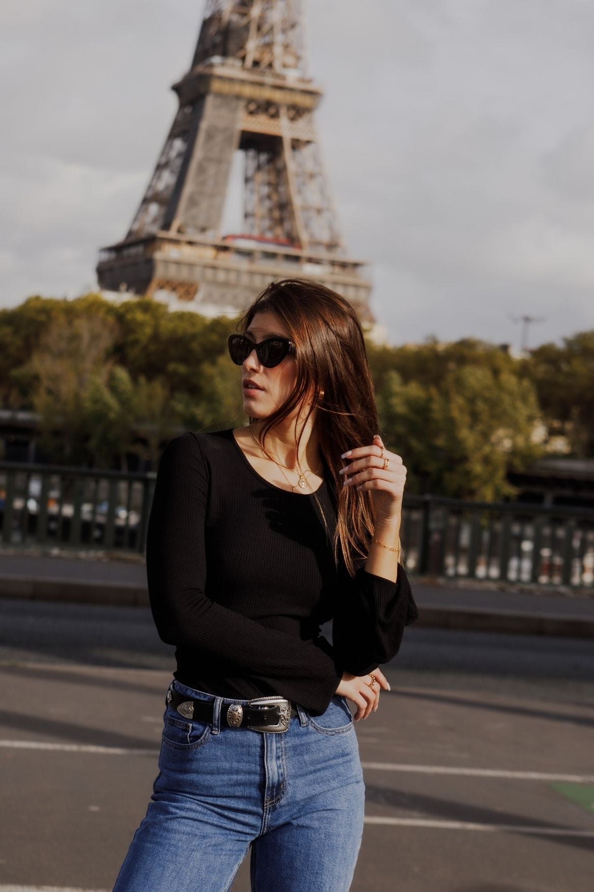 Longsleeve Olivia Modal - Black - Narah Soleigh | Luxe Line