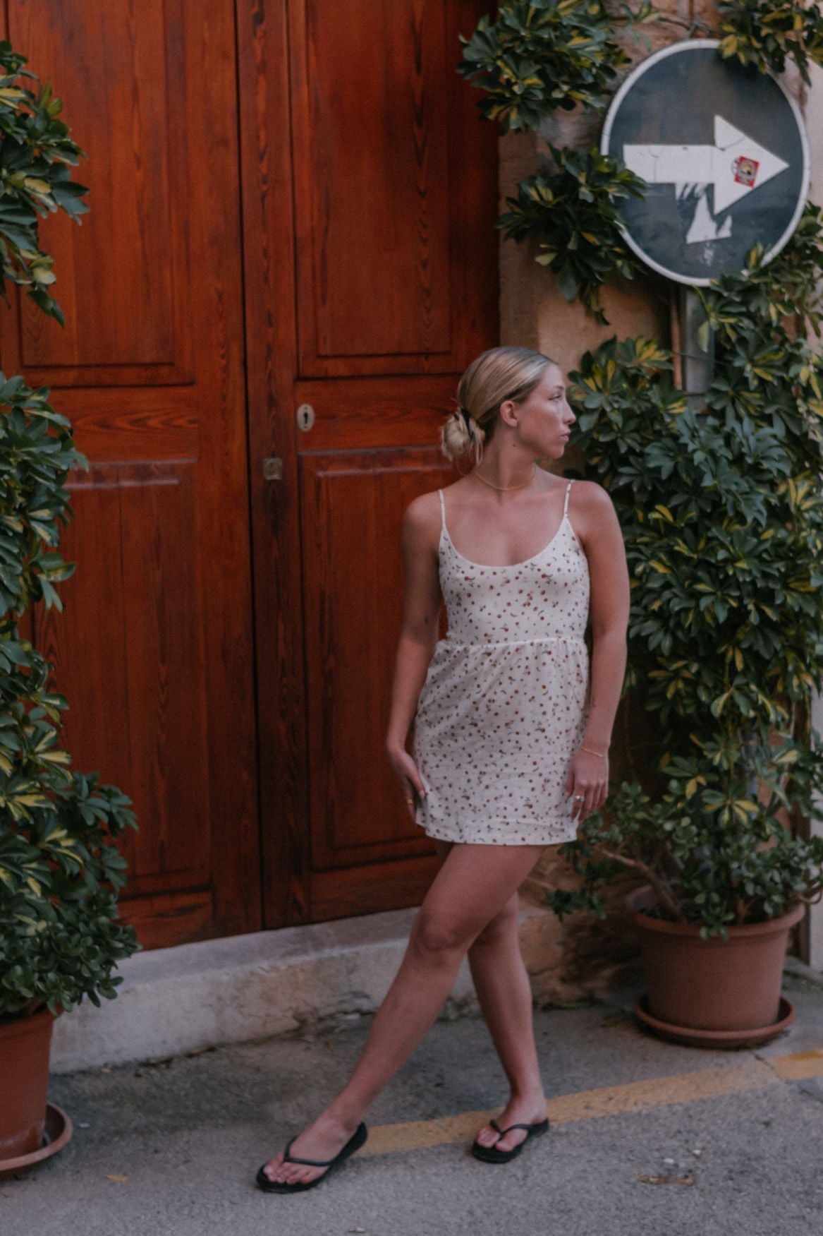 Mini Dress Zoe Ecovero - Floral Garden Print - Narah Soleigh