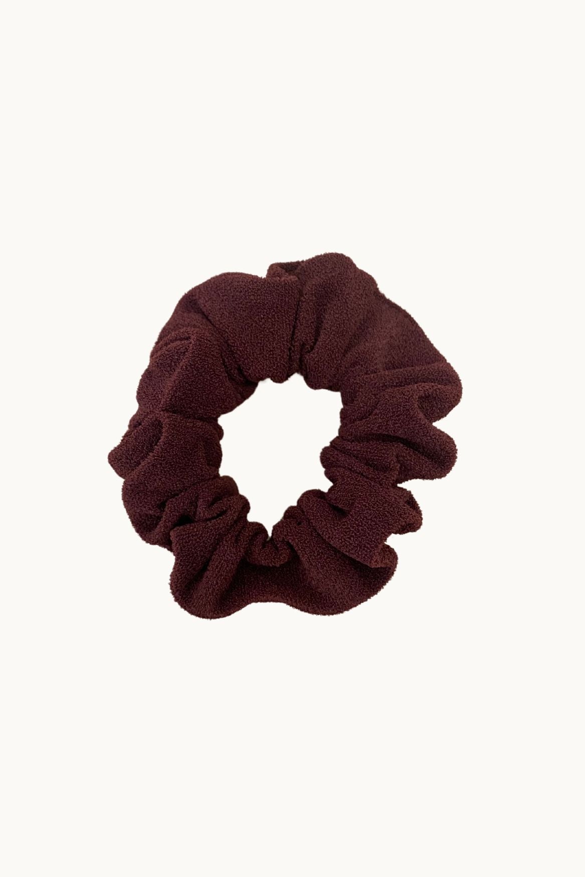 Scrunchie - Bordeaux Red Terry - Narah Soleigh