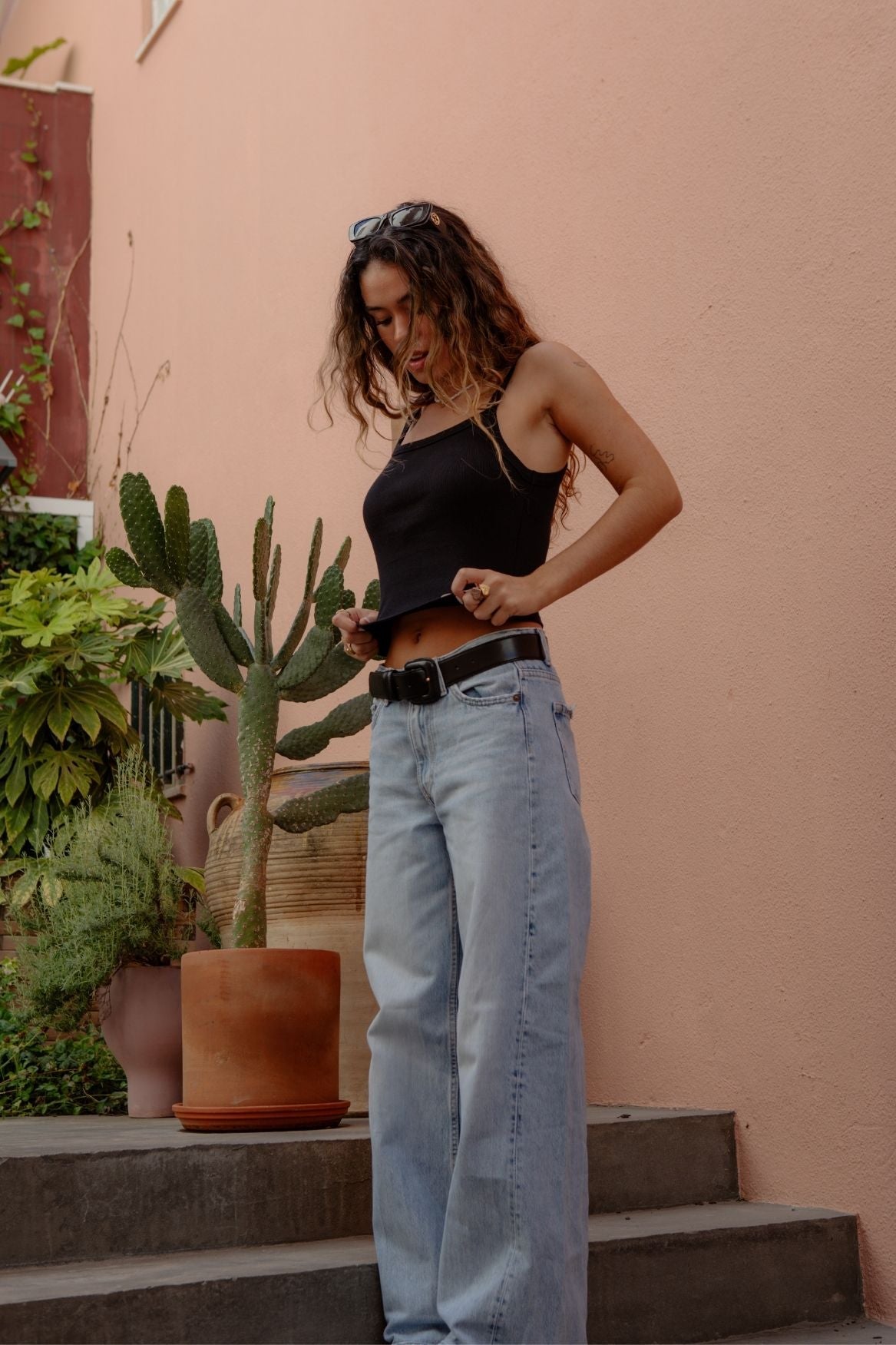 Tank Top Isla Organic Cotton - Black - Narah Soleigh