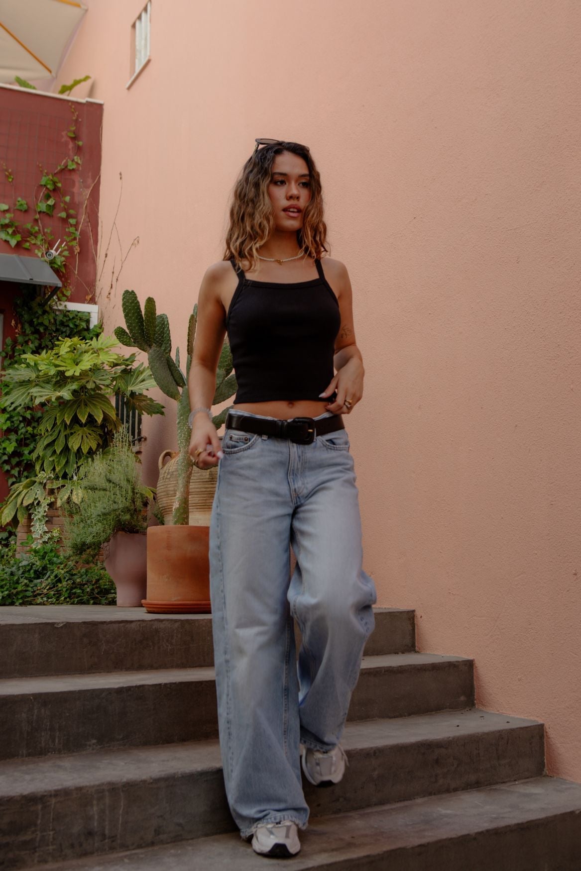 Tank Top Isla Organic Cotton - Black - Narah Soleigh