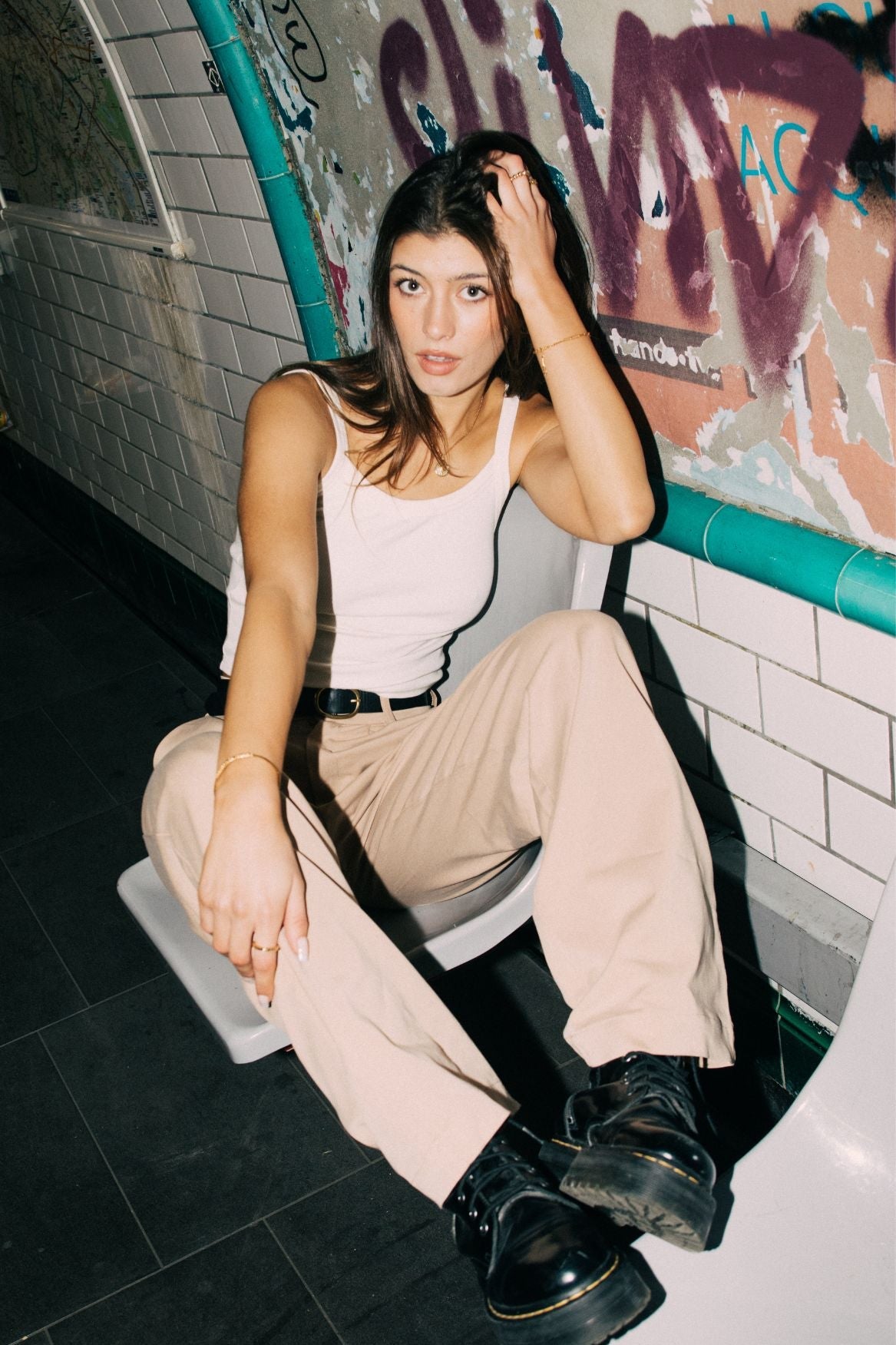 Tank Top Isla Organic Cotton - Off - White - Narah Soleigh