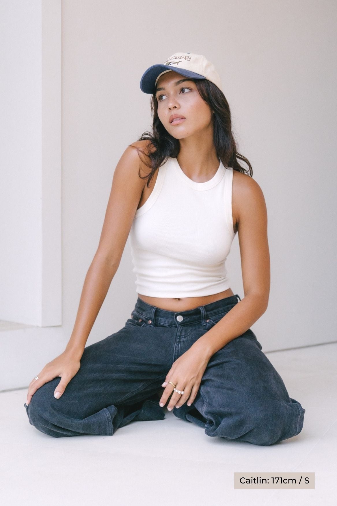 Tank Top Leah Organic Cotton - Off - White - Narah Soleigh