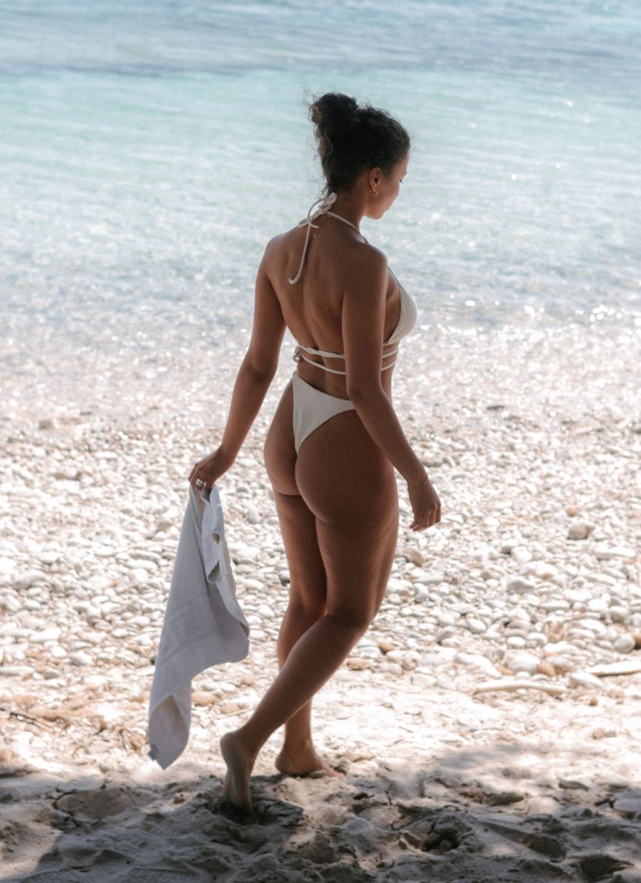 Naomi Bikini Top - Off-White - Narah Soleigh