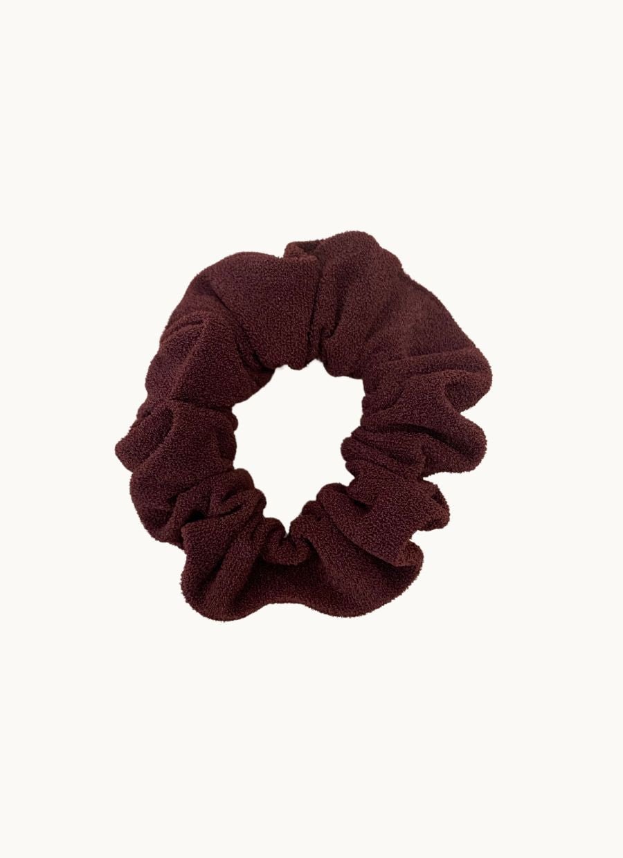 Scrunchie - Bordeaux Red Terry - Narah Soleigh